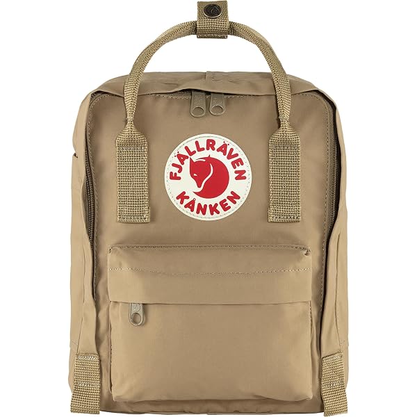 Fjällräven Kanken Backpack Putty Size: 38 x 27 x 13 cm Black/Ox Red One Size Fashion