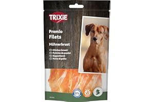 TRIXIE Leckerli Premium 31532 - Filetti di Pollo per Cani, Senza glutine, Senza Cereali e Zucchero, gustosi ricompensa per Allenamento e casa