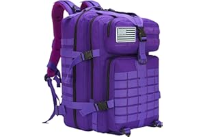 SEYATULLH Military Tactical Backpacks for Man/Women 30/45L Large Backpack Army Molle Bag Hiking Hunting Trekking Rucksack