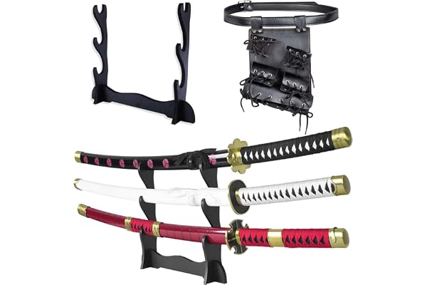 57 SPECIAL REPLICAS Katana en Bois 105 cm - Épée Bambou Sabre Japonais Decoratif - Anime Samourai Cosplay Costume Decoration - Catana Deco