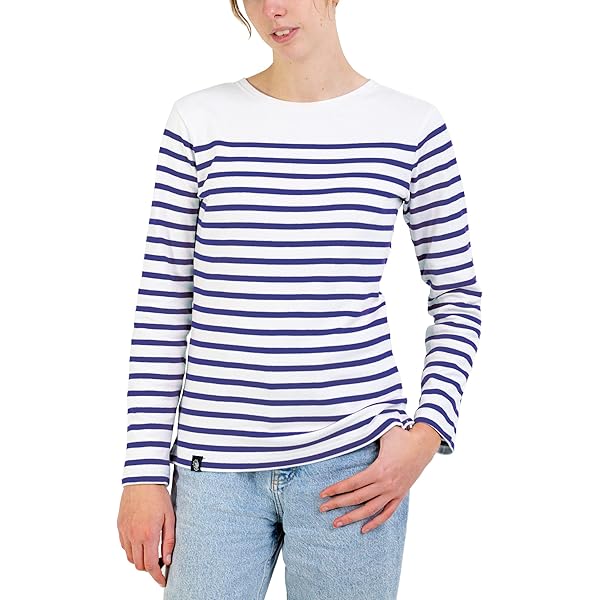 MGizo DtiSpectrum Dunne, elegante damestrui, klassiek gestreept design met ronde hals, lange mouwen, warm – ideaal voor lente en herfst, Groen, L