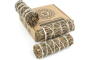 MUT22 3 Lavanda Sacra da Bruciare, Erba di Purificazione e Armonia: Salvia Apiana 100% Naturale, Ideale per la Pulizia Spirituale e i Rituali Energetici (3 Lavanda)