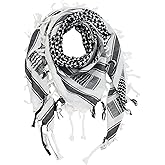Shemag Écharpe, Plo Écharpe,Palestinien Arafat-Tuch,110X110 Cm, 100% Coton - Plusieurs Couleurs