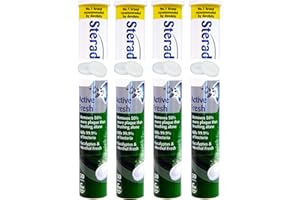 EUROPE CENTRE Denture Cleaning Tablets 30s - Bulk Bundle Daily Denture Cleaning Tablets (Active Fresh (Pack of 4 Total 120 Tablets))