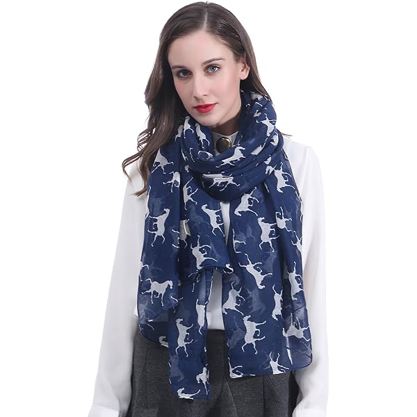 Écharpe Femme Imprimée éléphant - 100% Polyester Doux - Polyvalente (cravate, Bandeau, Etc.)