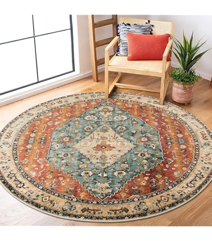 IKEA NÖVLING Rug, Low Pile, 128x195 cm, Dark Blue/Yellow-Brown