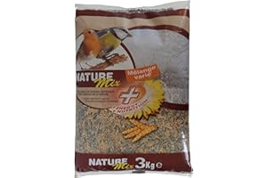 AIMÉ Amore Cibo per Uccelli, Miscela di Semi Variati e Nutrienti, Borsa da 3 KG, per Uccelli del Cielo e Animali Selvatici