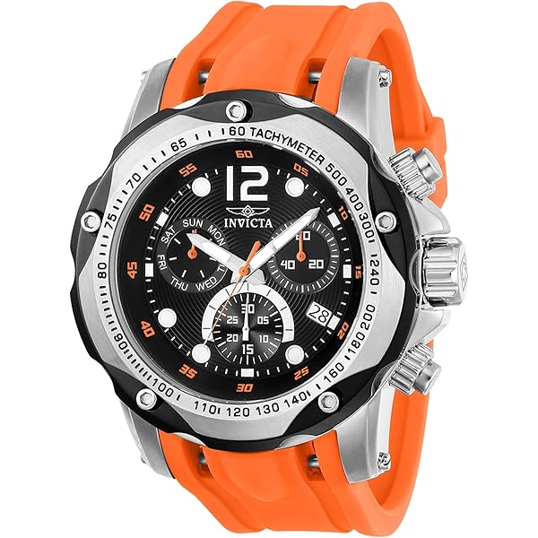 INVICTA Racing Edelstahl Herren Quarzuhrwerk - 43mm