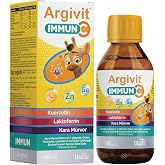 Argivit Immun C Şurup Kara M&uuml;rver, C Vitamini, &Ccedil;inko, Kuersetin, Laktoferrin, &Uuml;z&uuml;m 150 ml Karışık Meyve Aromalı
