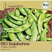 Samenliebe BIO Sojabohnen Samen | japanische Edamame - Chiba Green -  samenfestes BIO Saatgut : Amazon.de: Garten