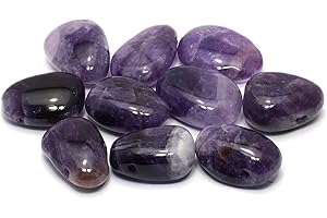 CRYSTALAGE Pietra ametista chevron forata