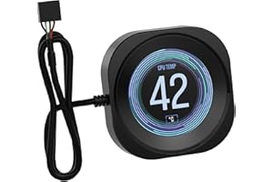 Corsair NAUTILUS RS LCD Module – For NAUTILUS RS and NAUTILUS RS ARGB AIO CPU Coolers – 2.1" IPS LCD Screen, Easy Tool-Free Installation – Black