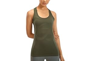 CRZ YOGA Donna Canotta Sportivo Top Fitness da Yoga Senza Maniche