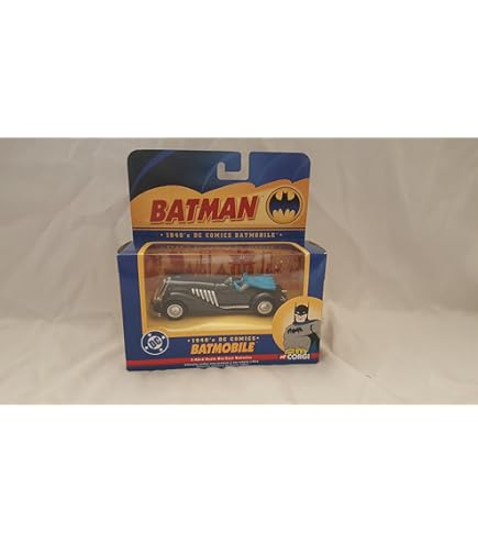 Corgi 1960s DC comics batmobile 1.43 scale diecast model : Amazon