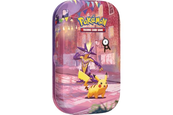 Pokémon: Minilata Celebración 30.º Aniversario: Pikachu de JCC Pokémon (1 Pegatina, 1 Tarjeta ilustrada y 2 Sobres de Mejora)