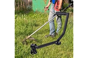 AISNY Poignée de Coupe-Herbe, Poignée Ergonomique de Coupe-Bordure Universelle Poignée de Désherbage en Acier Inoxydable Extension de Poignée de Désherbage pour Poignée de Machine de Soin de Pelouse