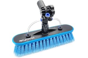 IGAD Pole 2023 10''(25cm) Water Fed Brush Head replacement, fed Tee and angle connector, Blue (IP07)