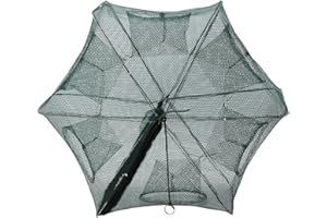 Plié Filet de Pêche, Filet Piège à Automatique Portable Filet à Pêcher Poisson écrevisses Shrimp Minnow Crabe appâts