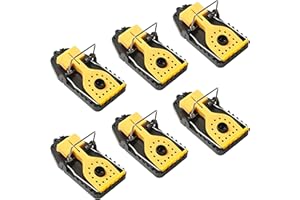 H HYDRO SIP Mouse Traps, 8 Pack Heavy Duty Reusable Snap Traps that Kill Instantly, High Sensitive Mice Catcher UK, Safe and Effective Rodent Trap for Indoors and Outdoors By Hydro.