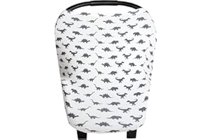 Copper Pearl Baby Car Seat Cover Canopy and Nursing Cover Multi-Use Stretchy 5 in 1 Gift "Wild"