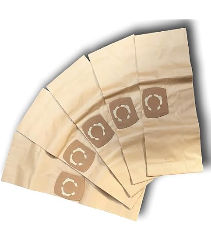 5 Sacchetti Carta Multistrato Per Aspirapolvere Rowenta Bully - Modelli RU07, RU08, RU09, RU10, RU11, RU12 - 5