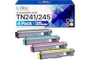 LxTek TN245 TN241 Toner Kompatibel für Brother MFC 9332CDW Toner für Toner Brother DCP 9022CDW TN241/245 TN-241 TN-245 für MFC-9332CDW HL-3142CW HL-3152CDW MFC 9142 CDN MFC-9342CDW (4er-Pack)