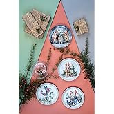 K&uuml;tahya Porselen Festive 4 Par&ccedil;a 15 cm Tabak
