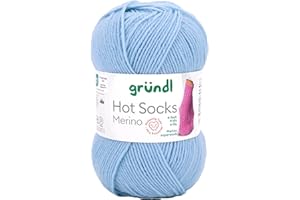 Gründl Hots Socks lana merino a 4 fili, 50 g/200 m, 75% lana vergine (merino, superwash), 25% poliammide, senza mulesing, standard Öko-Tex, Colore 04, m