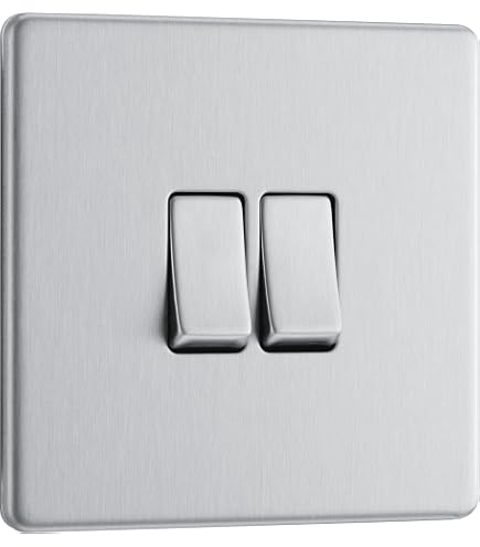 BG Electrical FPC12 Screwless Polished Chrome 2 Way 16AX