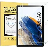 Gerutek 2 Pezzi Pellicola Protettiva per Samsung Galaxy Tab A8 2021 10.5 Pollici (SM-X200/X205) in Vetro Temperato, [Ultra Tr