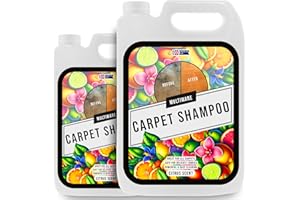 MultiWare Carpet Cleaner Shampoo Citrus 5L | Carpet Shampoo for Machines | Carpet Cleaner Solution | Safe for ALL Machines | Pet Friendly Formula | Removes Pet Odours and All Stains | 2 Bottles