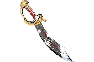 Liontouch Pirate Sabre – Captain Cross | Pretend Play Foam Toy For Children And Toddlers with Skull Motive | Safe Weapons, Swords & Battle Armor For Kid’s Dress Up & Costumes