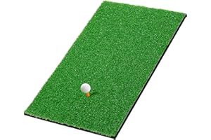 LaiEr Golf Mat Chopping Game Training Aids Golf Hitting Mats Indoor/Outdoor Training | Comes with 2 60mm Rubber T |Golf Training Mats
