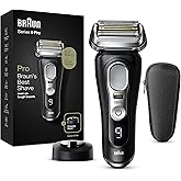 Braun Series 9 Pro Premium Rasierer Herren, Scherkopf, Elektrorasierer & Trimmer, 60 Min. Akkulaufzeit, 1-, 3-, 7-Tage-Bart, 