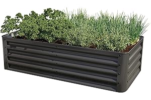 GFP PRIMEYARD Orto rialzato LUCA, acciaio, antracite 120x60x35 cm