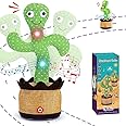 SHAVINGFUN Talking Cactus Toy - Singing and Voice Recording Plush That Repeats What You Say - Educational Learning Toy for Babies