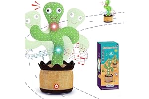 SHAVINGFUN Talking Cactus Toy - Singing and Voice Recording Plush That Repeats What You Say - Educational Learning Toy for Babies