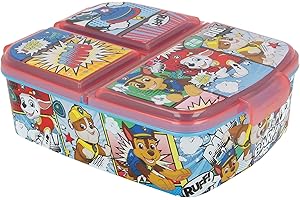 Stor Paw Patrol | Kinder 3-Fach-Sandwich-Box - Kinder-Lunch-Box - Snack-Halter - dekoriert Lunch-Box