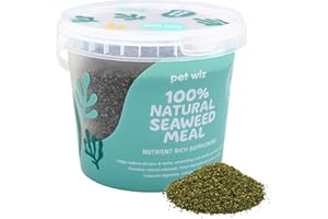 pet wiz 100% Natural Seaweed Meal for Dogs – Natural Plaque & Tartar Remover, Freshens Bad Breath & Promotes Healthy Gums – Supports Digestion & Overall Health – Made in UK (1kg)