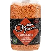 CityFarm Organik Kırmızı Mercimek - 1000 Gr