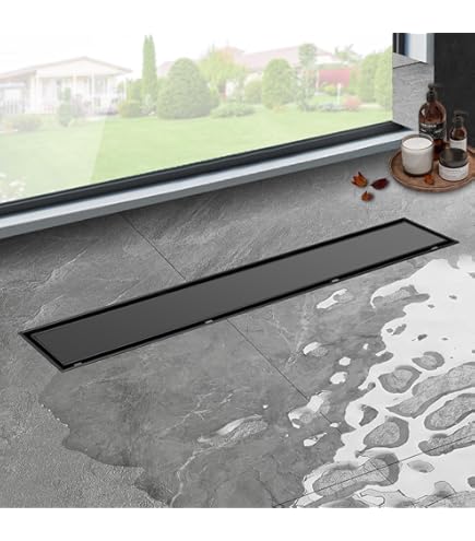 Sifone Regolabile 360 Gradi Canale Doccia Extra Piatto 60 Cm Oro - Scarico Pavimento In Acciaio Inox Scarico Pavimento Acciaio