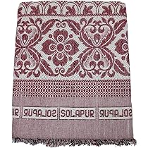 Buy Gouri Textiles Solapur Cotton Chaddar Blanket 58" X 88 ...