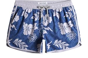 MaaMgic Bañador Hombre de Natación Secado Rápido Interior de Malla Pantalones Cortos d'Aire Vintage 80s 90s