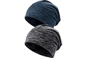 Kiiwah 2 Pezzi Berretto Uomo Donna Invernale, Unisex Beanie Berretto per Sci Running Sonno