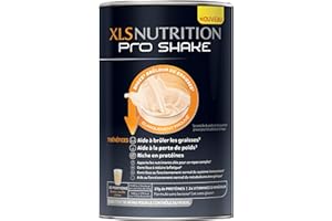 XLS MEDICAL NUTRITION PRO SHAKE - Shake brûleur de graisses (2) - Substitut de repas pour le contrôle du poids (3) - Riche en protéines (27.3g) - Saveur Vanille Citron - 10