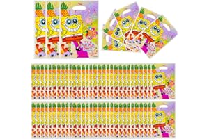 NDZYDXW 50 Pezzi Sacchettini Compleanno Bambini SpoongeBob SqquarePaants, Sacchetti Regalo, Sacchetto per Caramella e Biscotto, Bambini Feste di Compleanno,Borsa di Regalo per Natale,Matrimoni (25 x 16 cm)