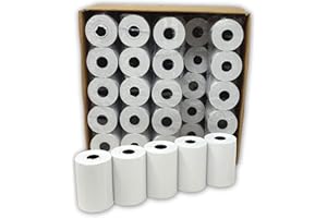 UNIVERS GRAPHIQUE Bobinas de tarjeta de crédito térmico TPE, 57 x 40 x 12 mm, sin bisfenol A, rollo térmico terminal tarjeta bancaria (150)