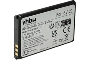 vhbw Batterie Compatible avec Swissvoice Epure L7, Epure, Epure fulleco Duo téléphone Fixe sans Fil (900mAh, 3,7V, Li-ION)