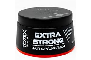 ‎TOTEX Totex EXTRA STRONG Haarwachs I Extra stark Hair Styling Wax I Fragrance Deep Blue Duftendes Haarwachs I glänzenden und natürlichen Haarlook I maximale