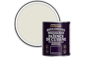 Rust-Oleum Peinture Beige Résistante à l'eau pour Faïence de Cuisine, Finition Mate - Ciment 750ml
